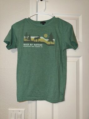 Alaska Chicks Wild By Nature Kids' Green Graphic Tee